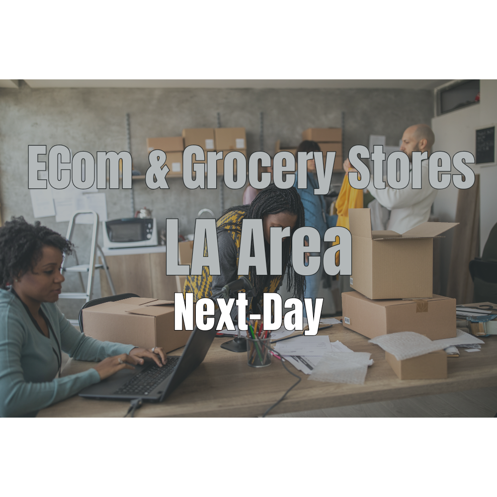 E-Commerce & Grocery Delivery Support – Next Day - Local Courier Service (LA Counties)