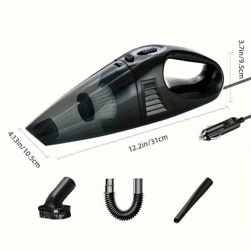 Mini Car Vacuum Cleaner (12V Plug-in)